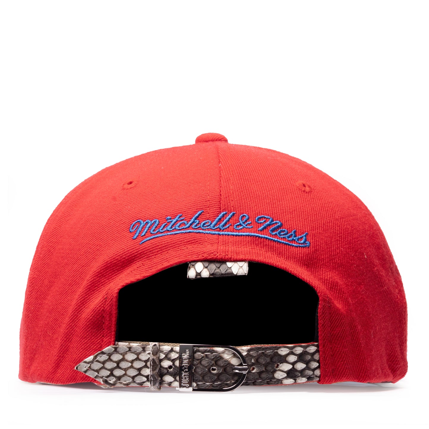 JUST DON WASHINGTON CAPITALS NHL (RED-NATURAL BRIM) (SILVER BUCKLE)