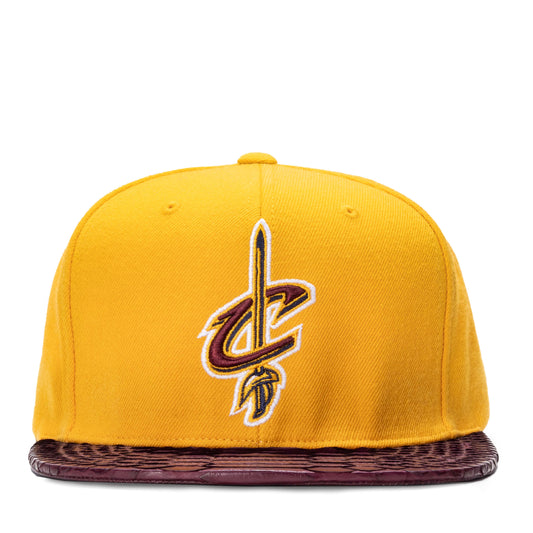 Just Don Cleveland Cavaliers Yellow Hat (Maroon Brim)