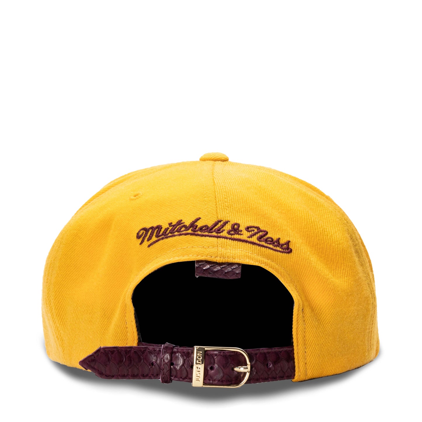 Just Don Cleveland Cavaliers Yellow Hat (Maroon Brim)