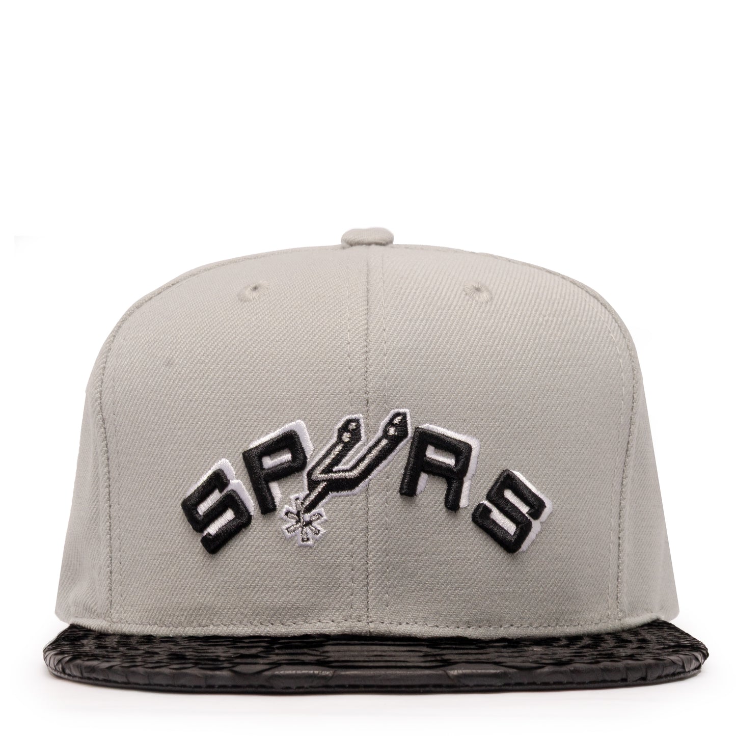 Just Don San Antonio Spurs Python (GREY-Black Brim)