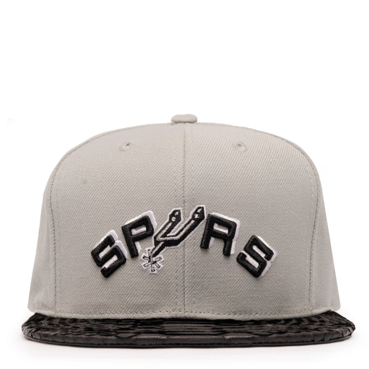 Just Don San Antonio Spurs Python (GREY-Black Brim)