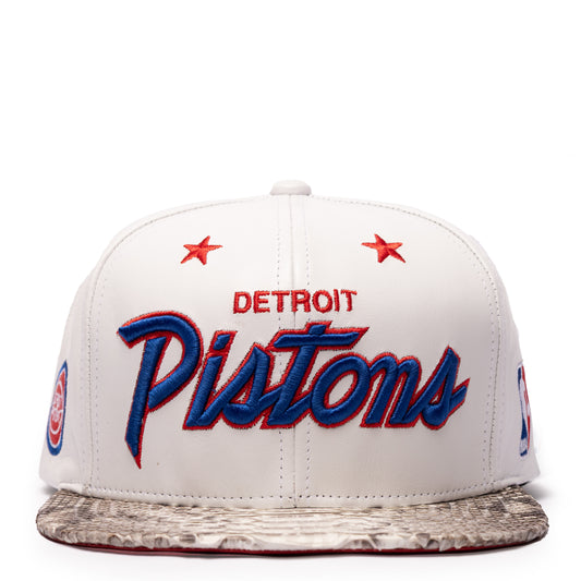 JUST DON DETRIOT PISTONS LEATHER PYTHON(WHITE-NATURAL)