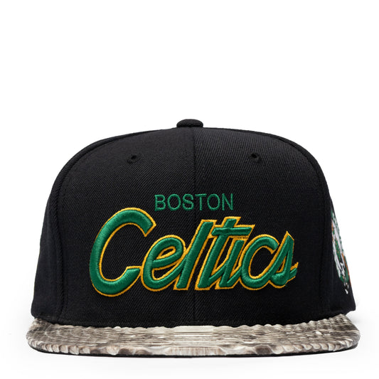 JUST DON BOSTON CELTICS (BLACK-NATURAL BRIM)