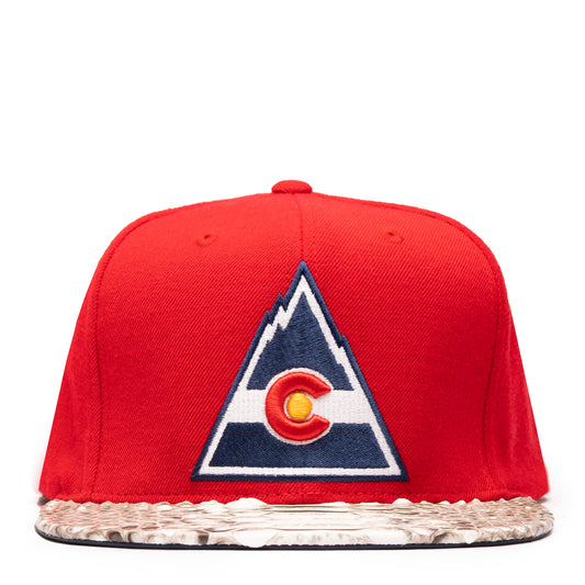 JUST DON COLORADO ROCKIES PYTHON(RED-NATURAL BRIM)