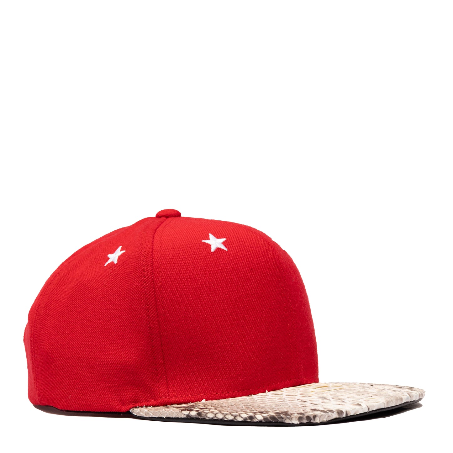 JUST DON WHITE STAR EYELETS PYTHON (RED-NATURAL-RED-SILVER)