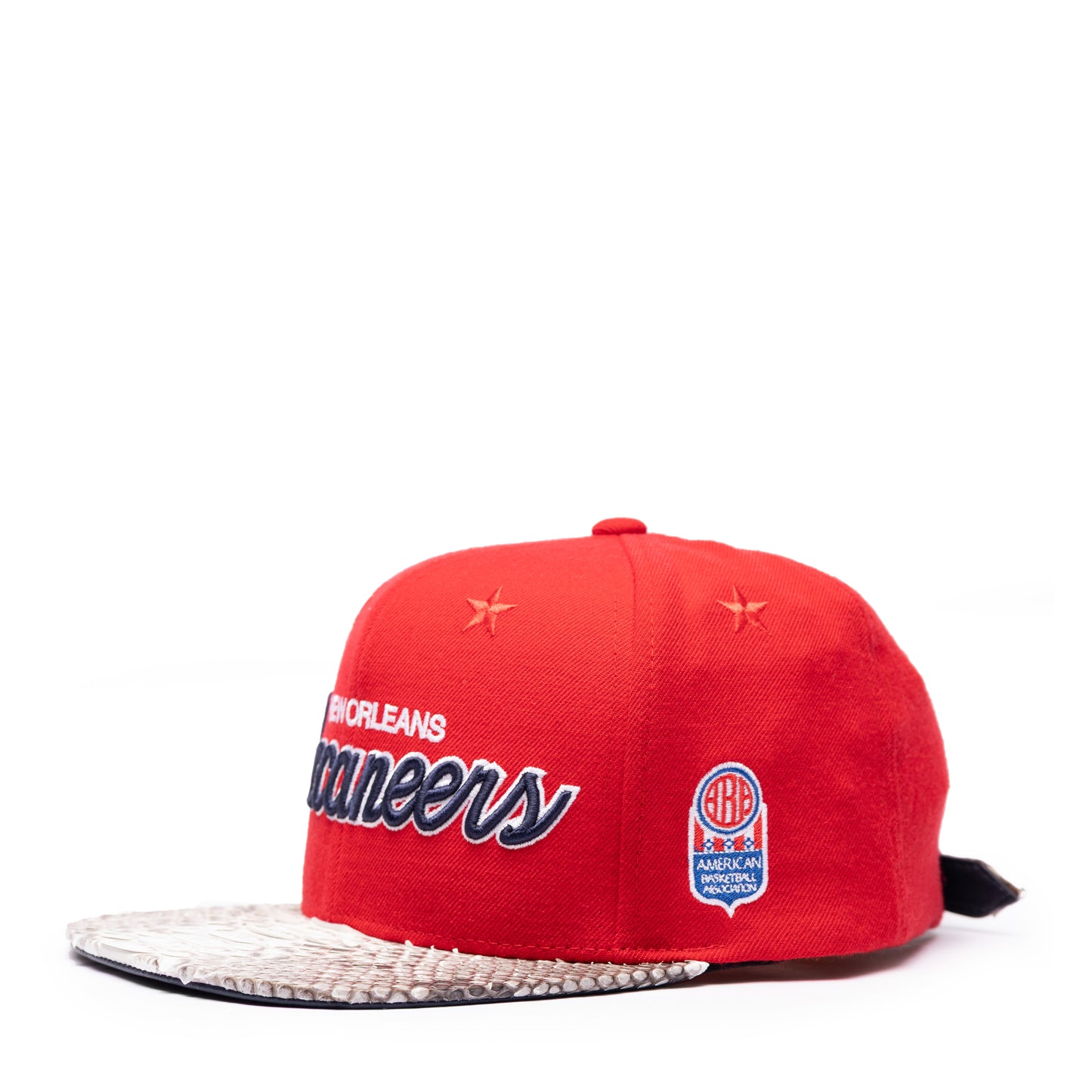 JUST DON NEW ORLEANS BUCCANEERS PYTHON (RED-NATURAL-NAVY-SILVER)