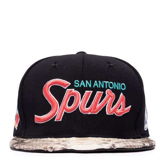 Just Don San Antonio Spurs Python (Black-Natural Brim)