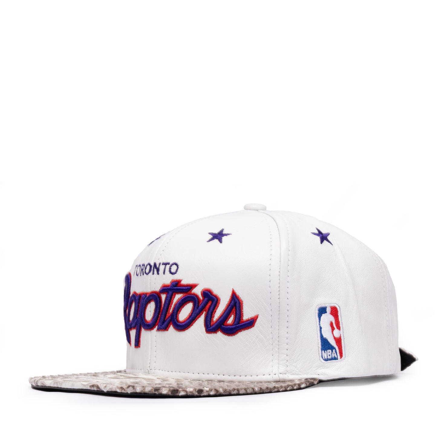 Just Don Leather Toronto Raptors Python (White-Natural-Purple-Silver)