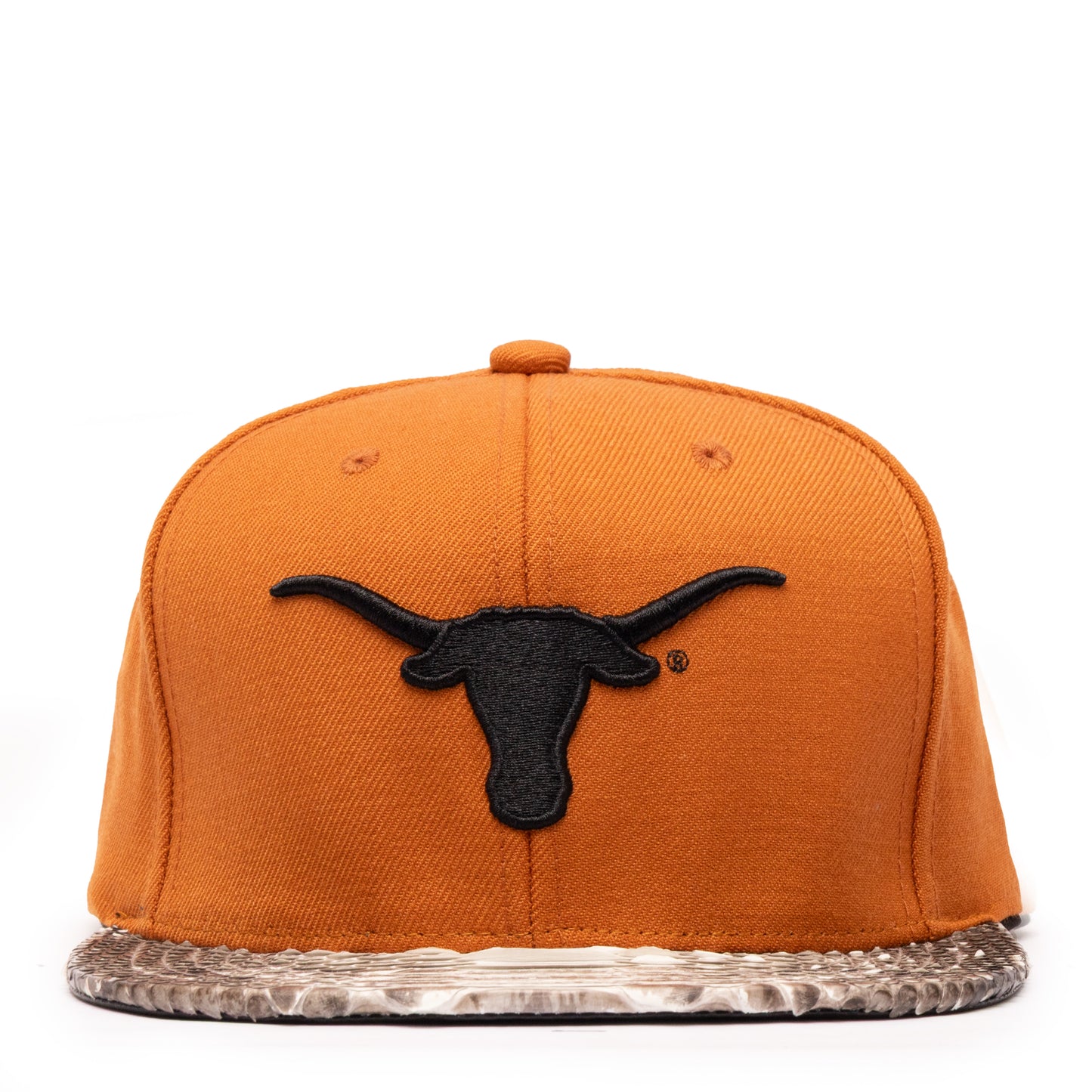 JUST DON TEXAS LONGHORNS PYTHON(ORANGE-NATURAL BRIM)