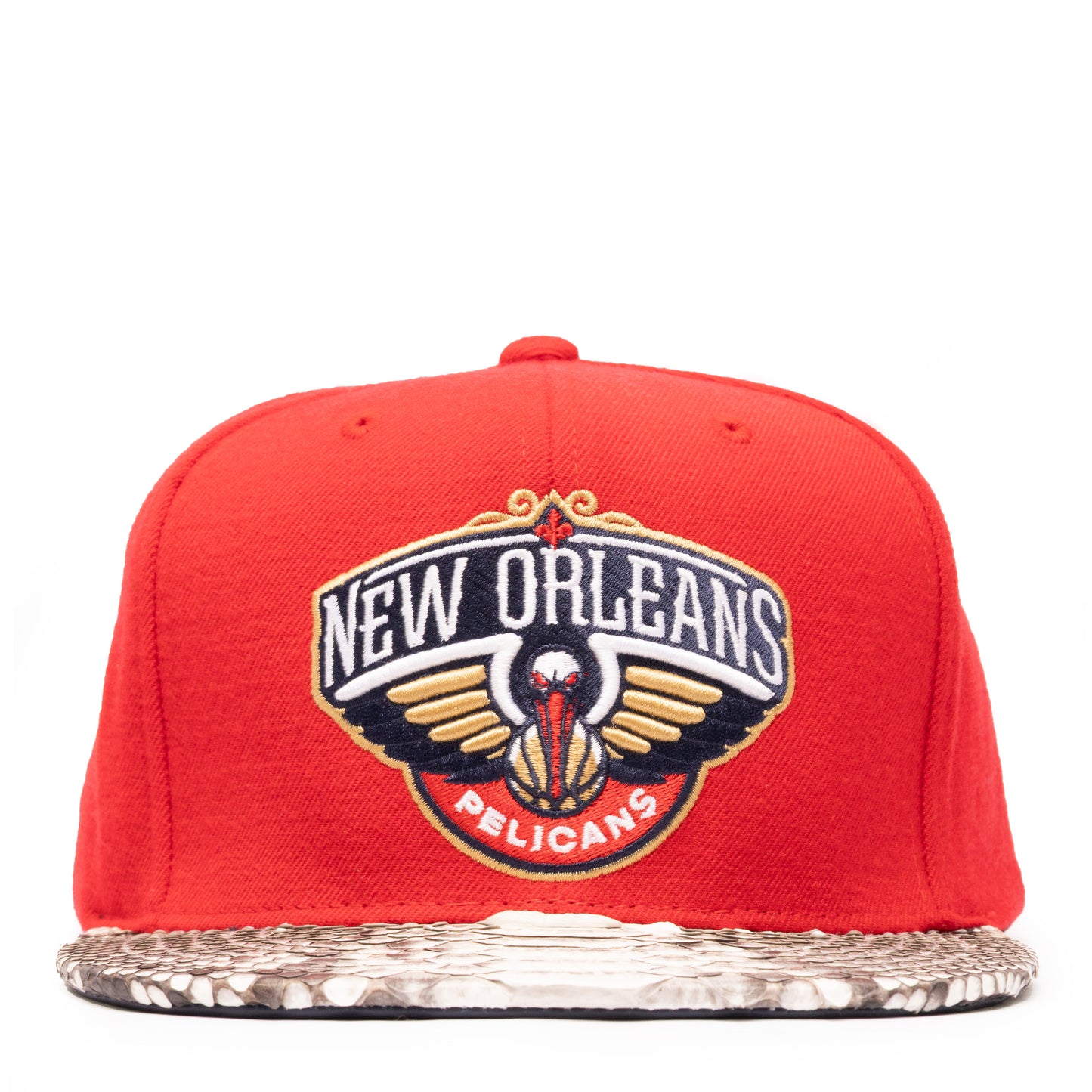 Just Don New Orleans Pelicans Python (Red-Natural-Navy-Gold)