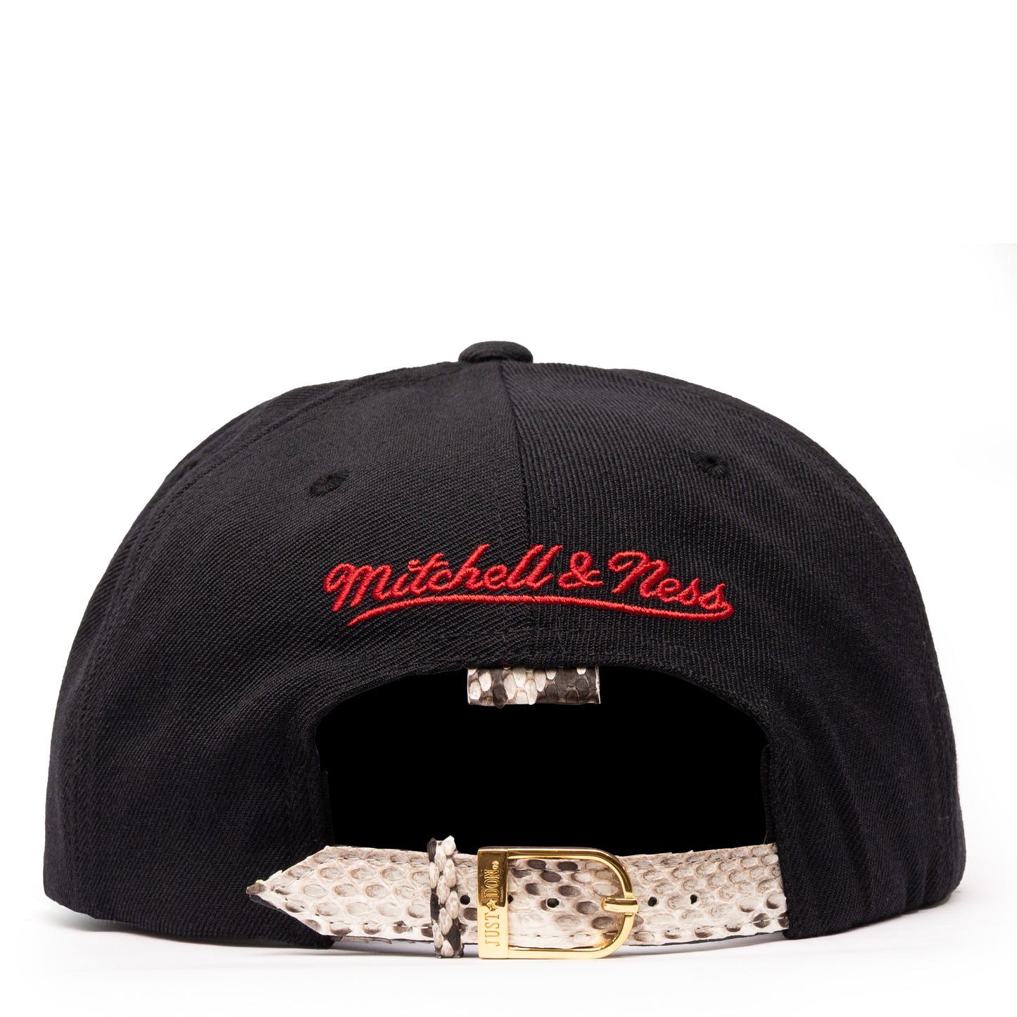 JUST DON CHICAGO BLACKHAWKS VINTAGE LOGO (BLACK-NATURAL BRIM)