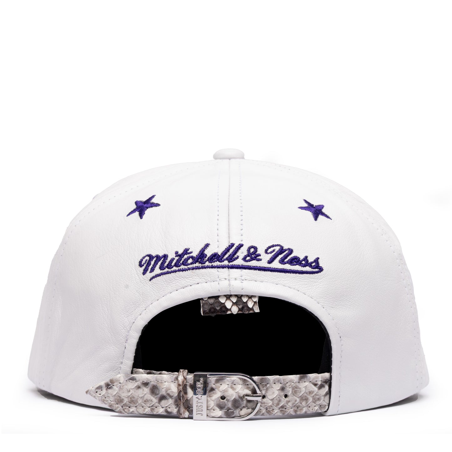 Just Don Leather Toronto Raptors Python (White-Natural-Purple-Silver)