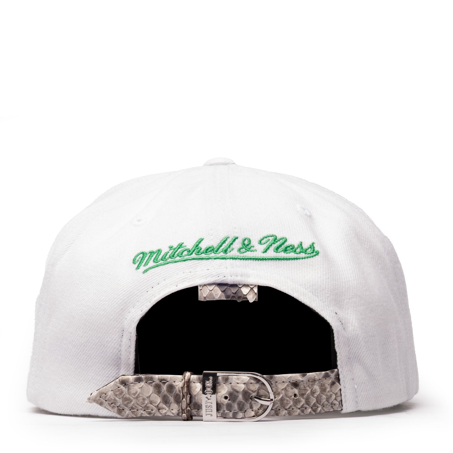 JUST DON NBA STAY IN SCHOOL (white-NATURAL BRIM) PYTHON