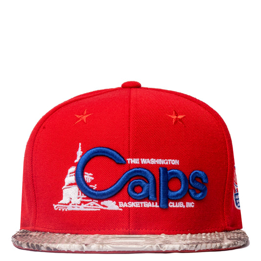 JUST DON WASHINGTON CAPS PYTHON (RED-NATURAL-RED-SILVER )
