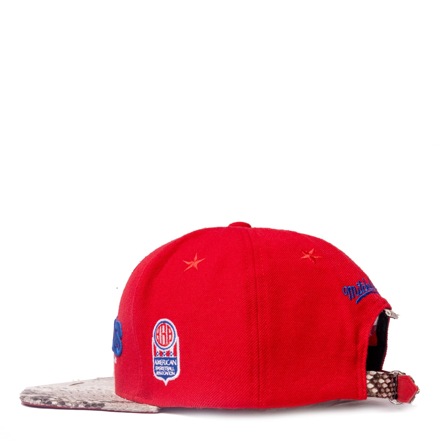 JUST DON WASHINGTON CAPS PYTHON (RED-NATURAL-RED-SILVER )