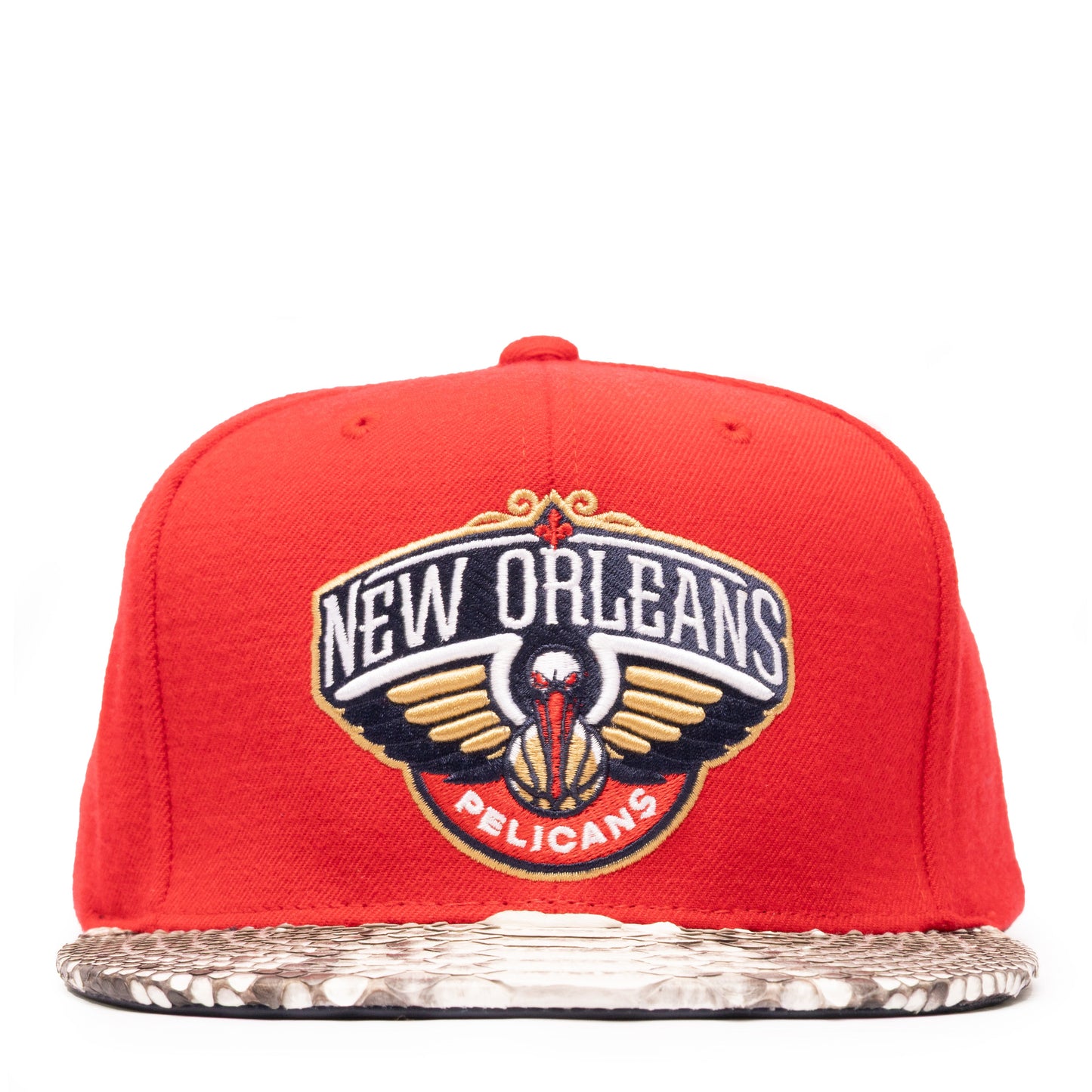 Just Don New Orleans Pelicans Python (Red-Natural-NAVY-SILVER)