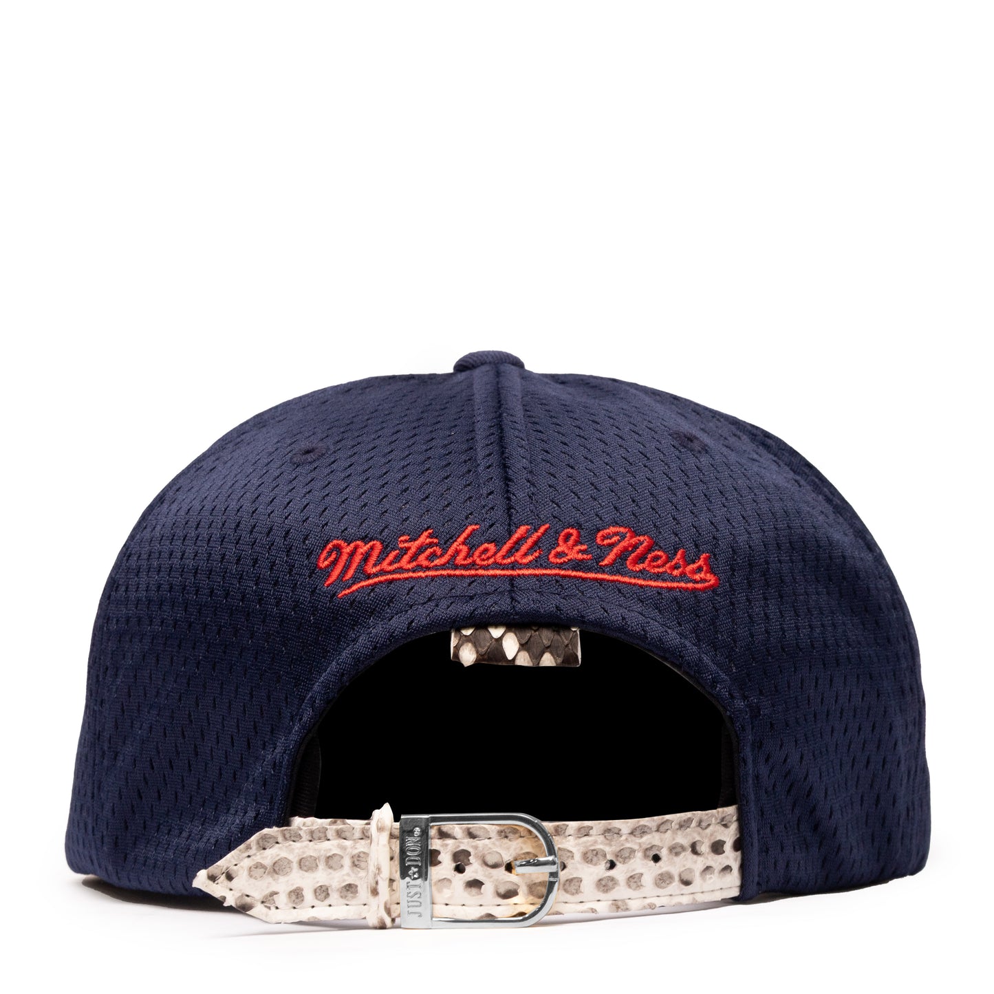 Just Don Jersey Mesh Washington DC Bullets Python (NAVY-Natural-NAVY-SILVER)