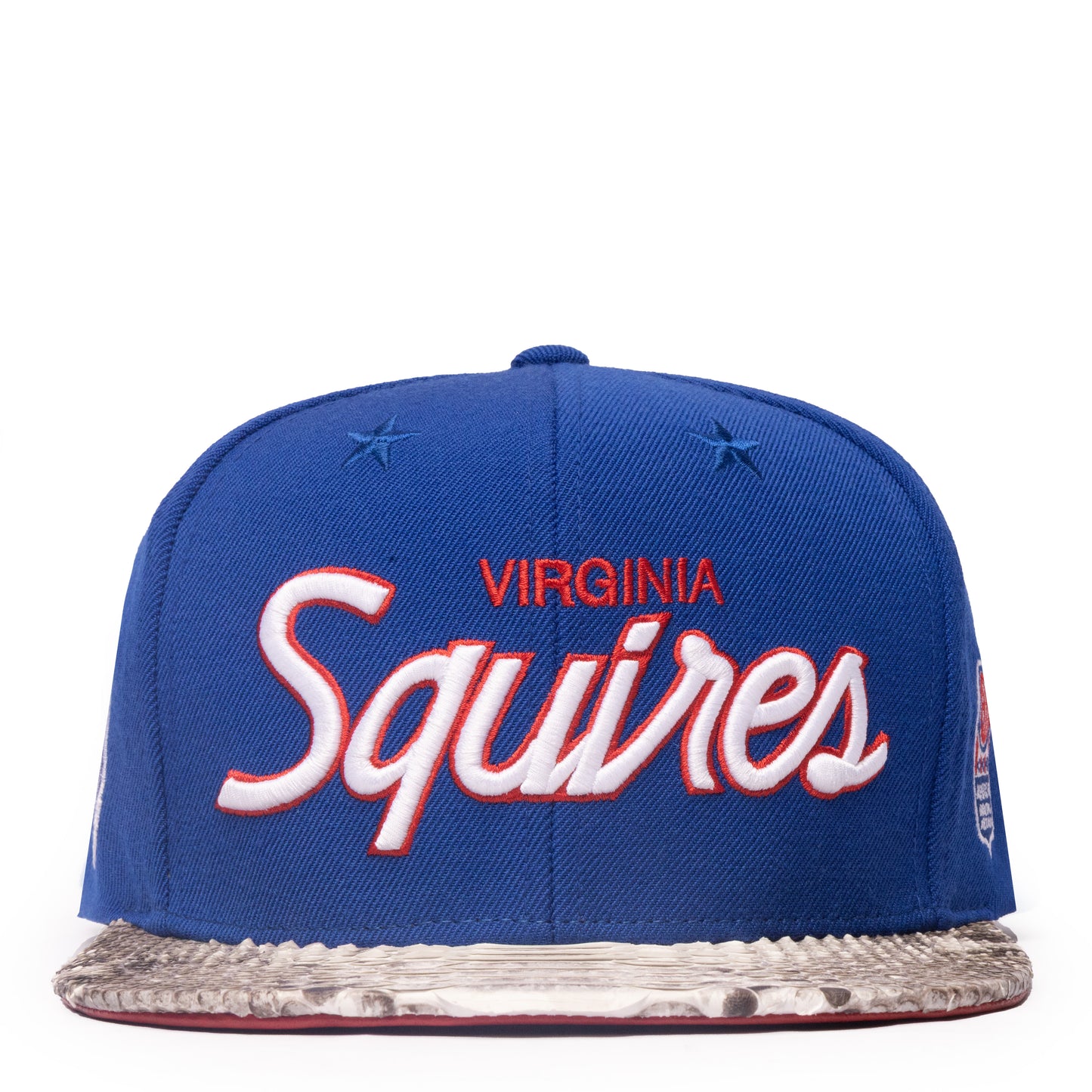 JUST DON VIRGINIA SQUIRES PYTHON (BLUE-NATURAL-RED-SILVER)