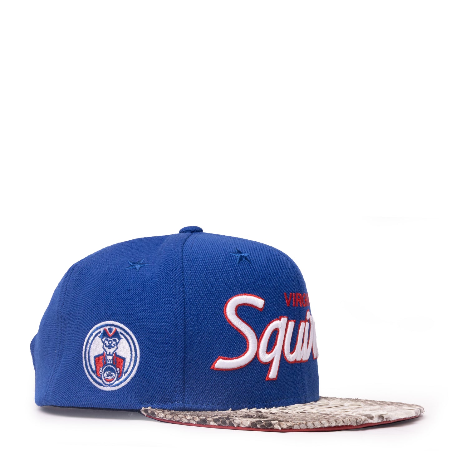 JUST DON VIRGINIA SQUIRES PYTHON (BLUE-NATURAL-RED-SILVER)