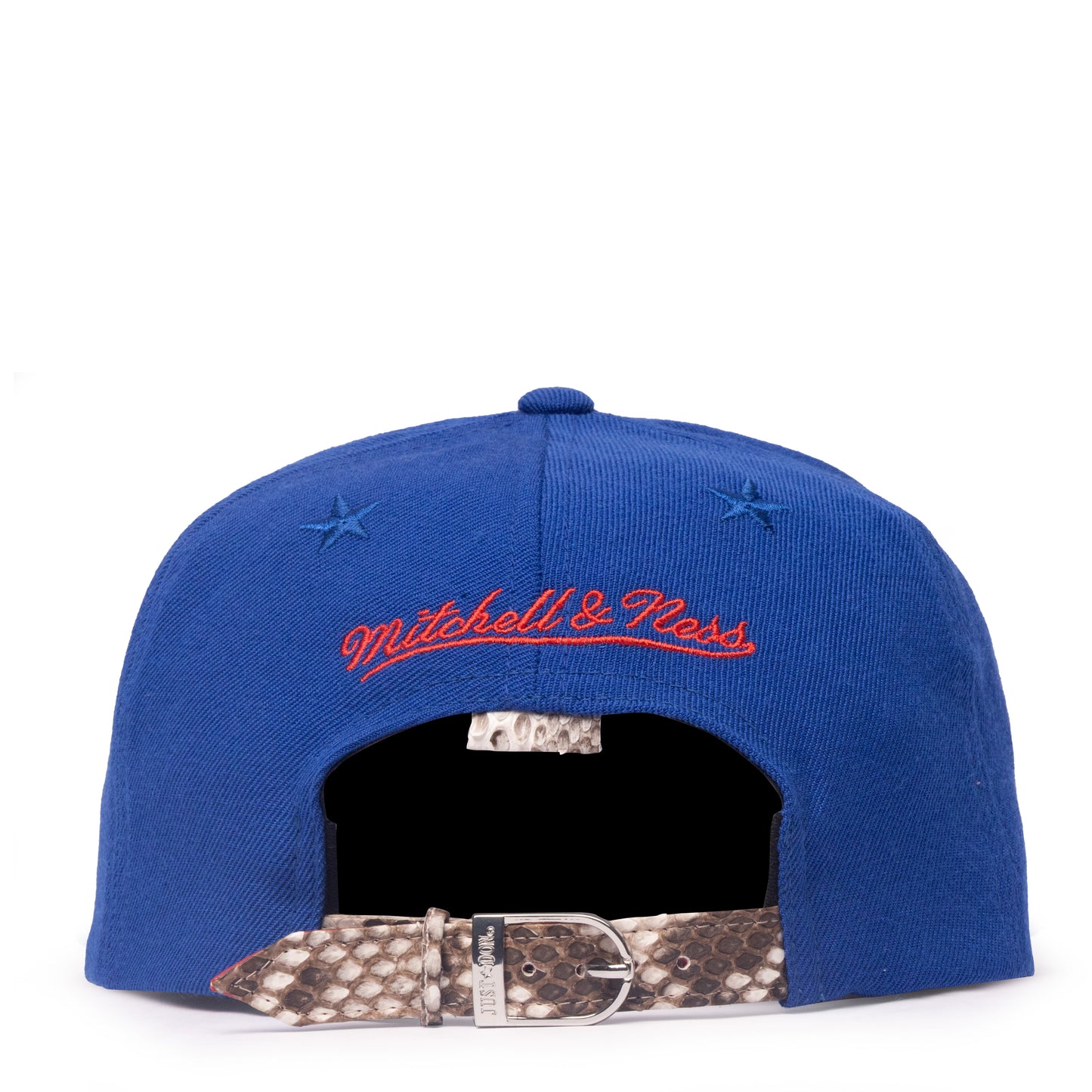 JUST DON VIRGINIA SQUIRES PYTHON (BLUE-NATURAL-RED-SILVER)