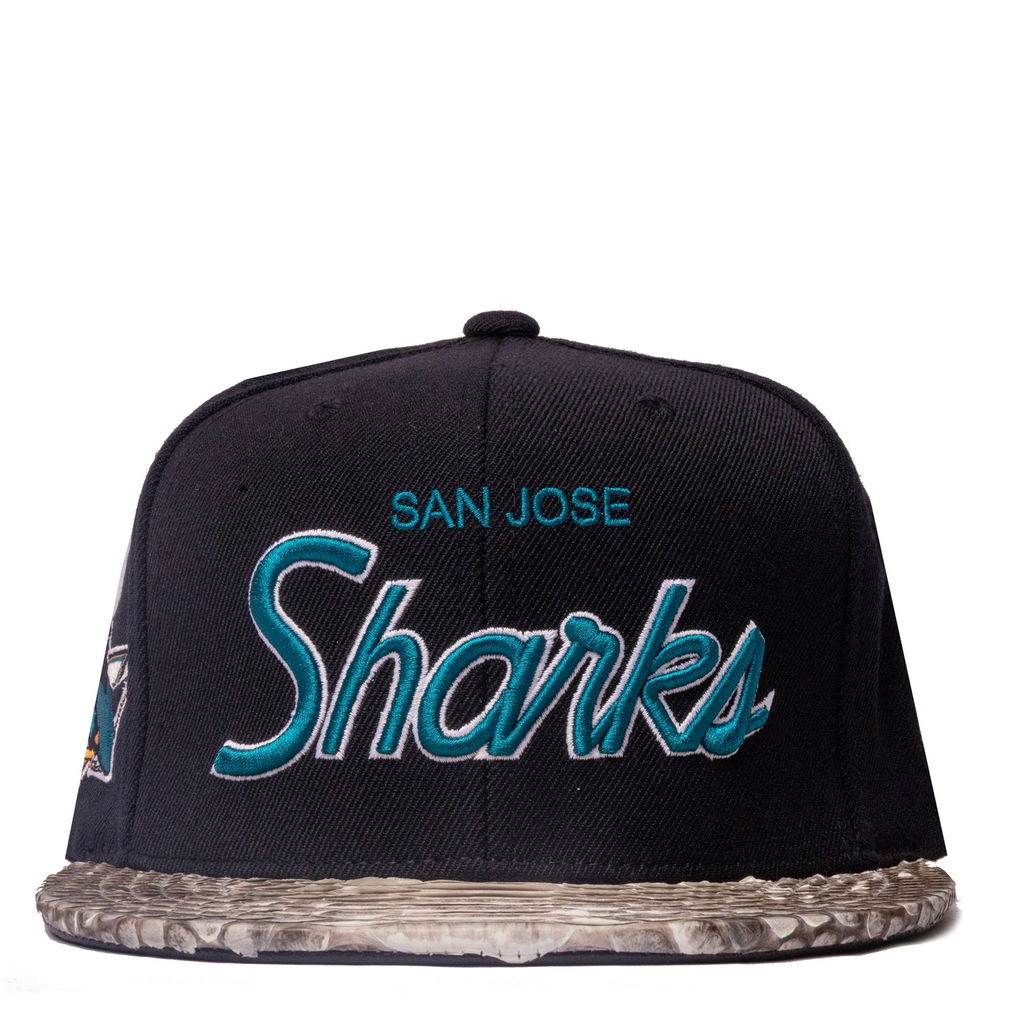 JUST DON SAN JOSE SHARKS PYTHON (BLACK-NATURAL-BLACK-sliver)