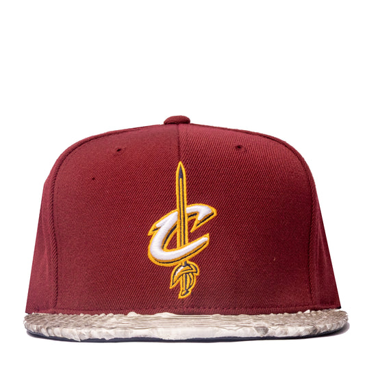 JUST DON CLEVELAND CAVERLIERS PYTHON (MAROON-NATURAL-NAVY-SILVER)
