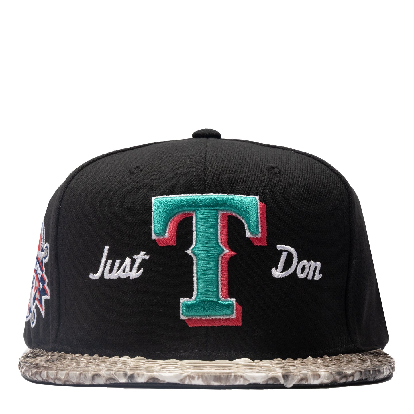 JUST DON TEXAS RANGERS PYTHON 95’ patch (BLACK-NATURAL-BLACK-SILVER)