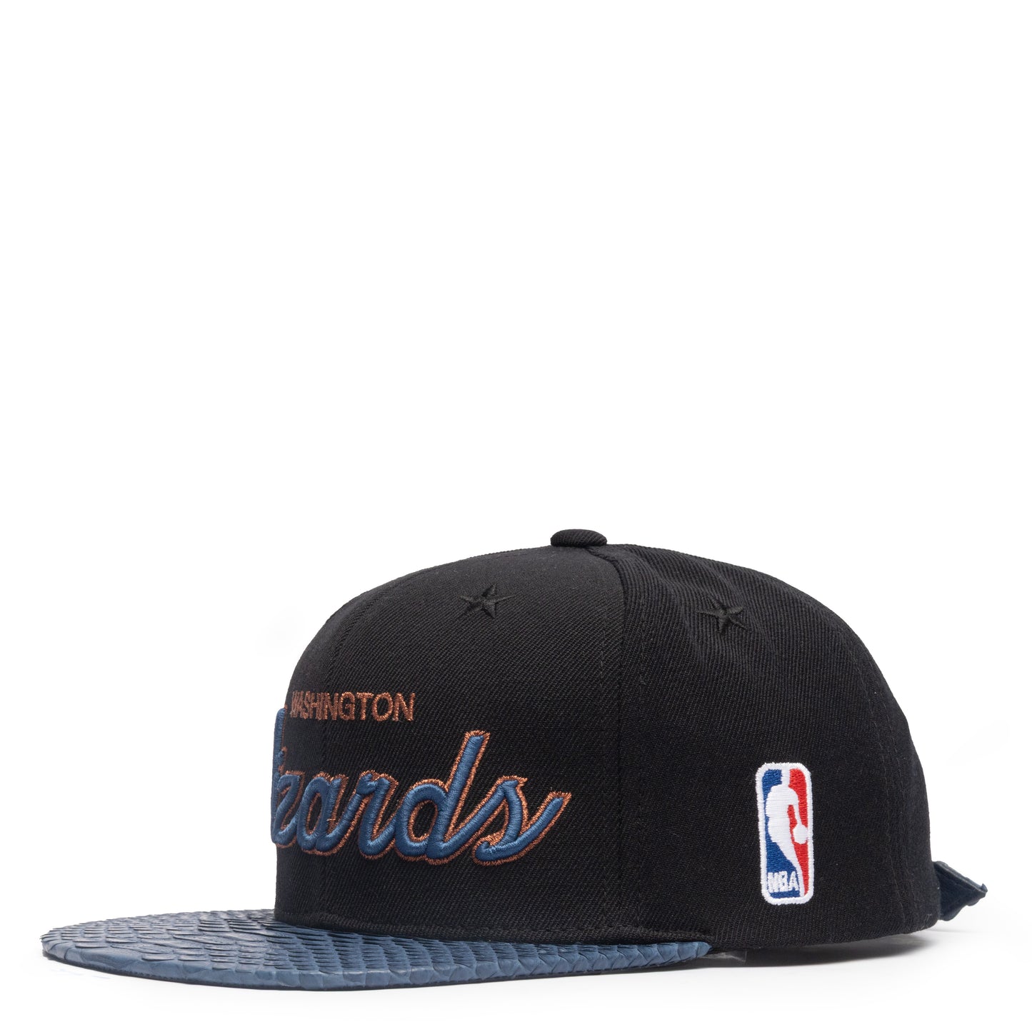 JUST DON WASHINGTON WIZARDS PYTHON script logo (BLACK-NAVY-NAVY-SILVER)