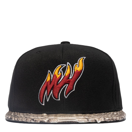 JUST DON MIAMI HEAT PYTHON (BLACK-NATURAL-BLACK-SILVER)