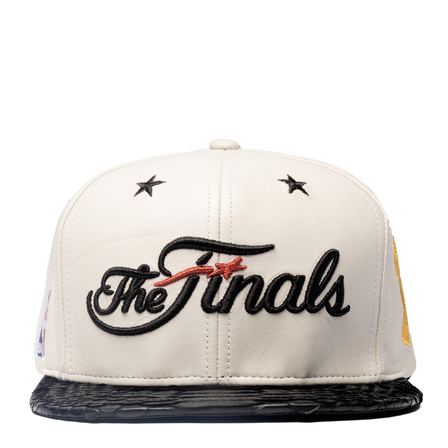 JUST DON NBA FINALS LEATHER PYTHON (IVORY-BLACK-BLACK-SILVER)