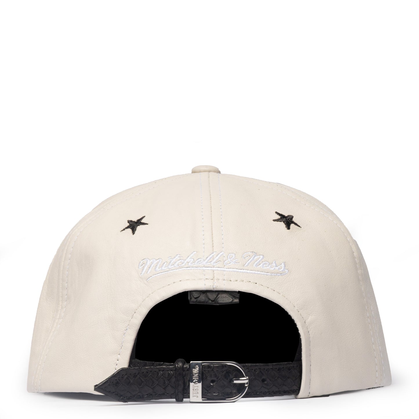 JUST DON NBA FINALS LEATHER PYTHON (IVORY-BLACK-BLACK-SILVER)