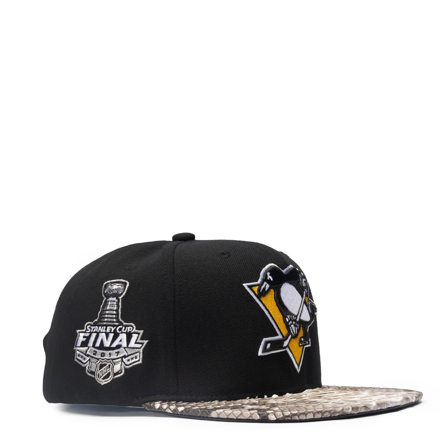 JUST DON PITTSBURGH PENGUINS PYTHON (BLACK-NATURAL-BLACK-GOLD)