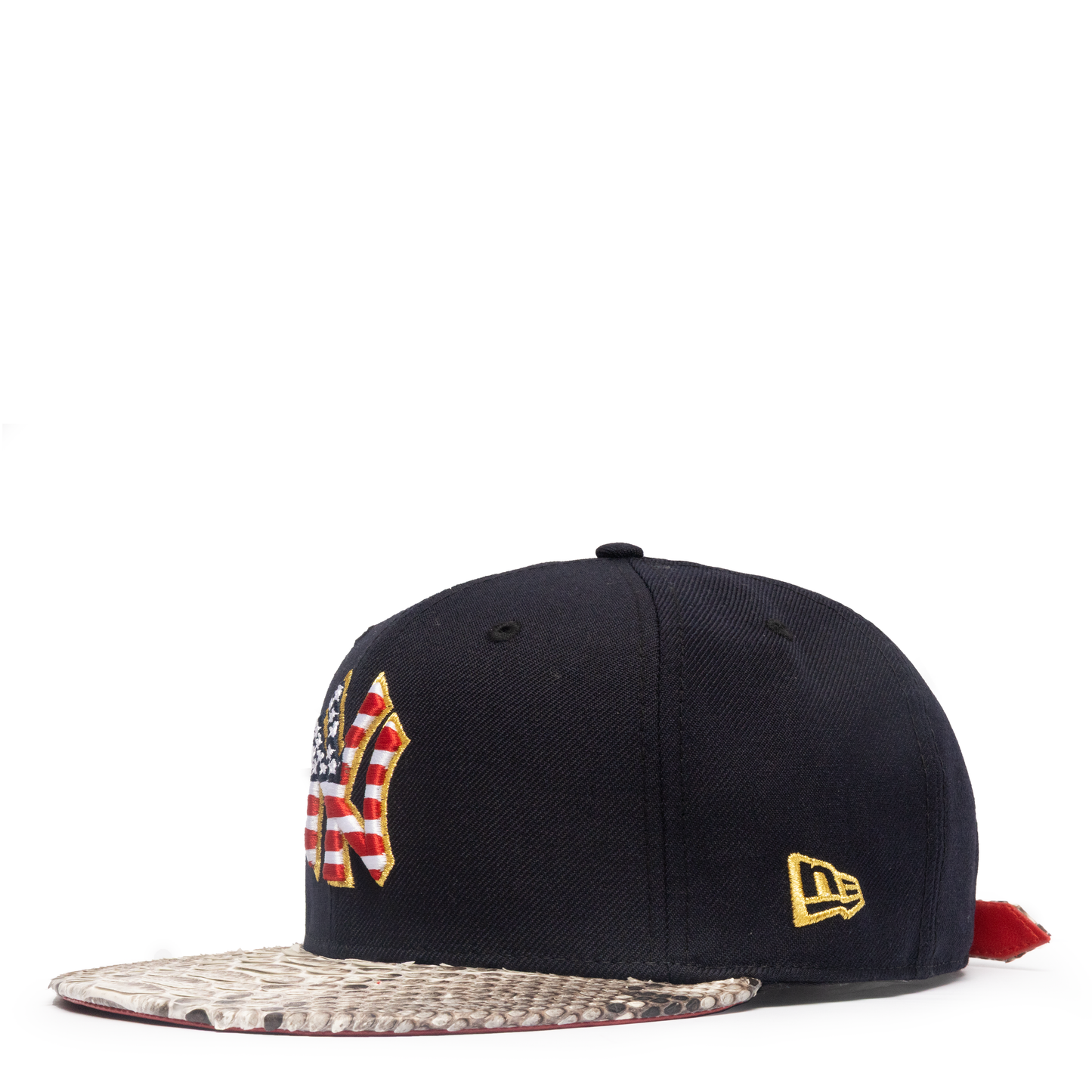 JUST DON NEW YORK YANKEES STARS STRIPES PYTHON (NAVY-NATURAL-RED-GOLD)