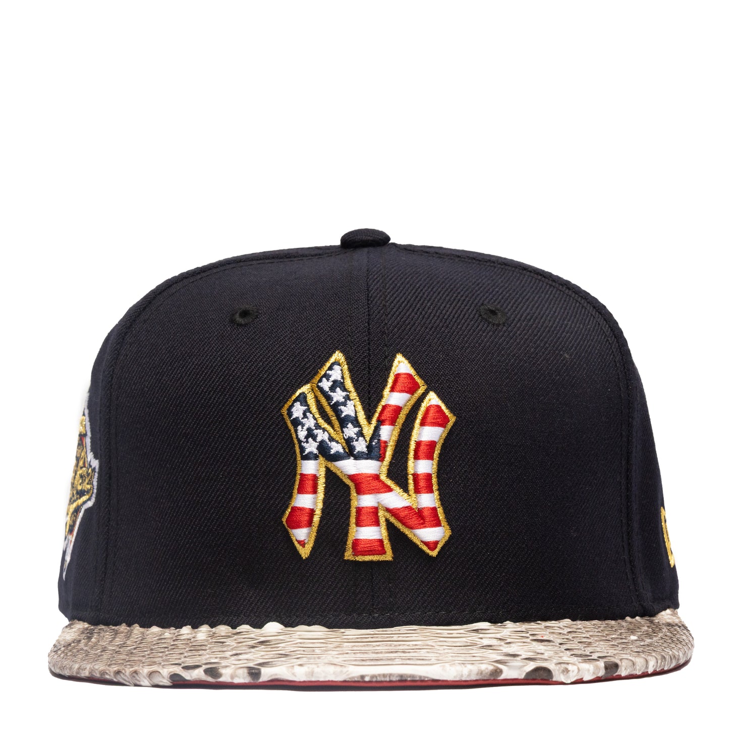 JUST DON NEW YORK YANKEES STARS STRIPES PYTHON (NAVY-NATURAL-RED-GOLD)