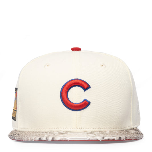 JUST DON CHICAGO CUBS PYTHON (White-Natural-Red-Gold)