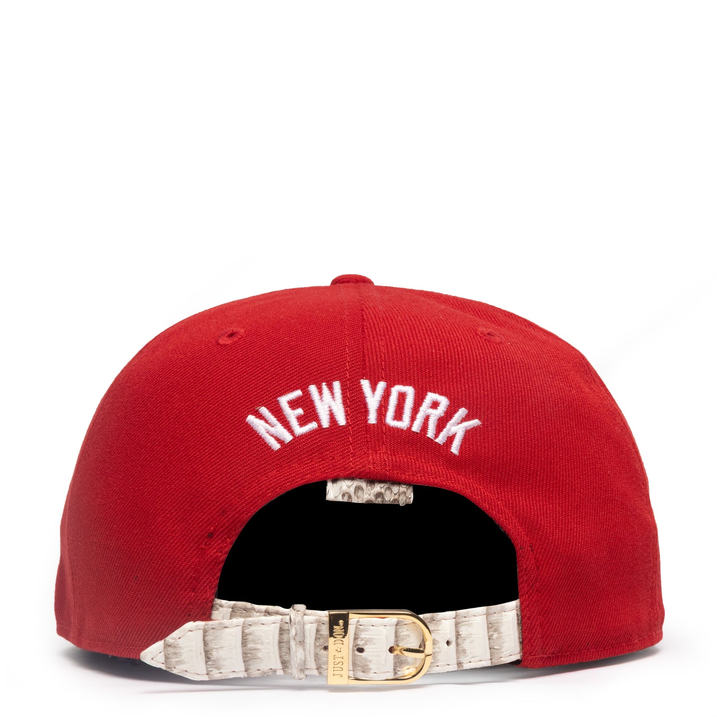 JUST DON NEW YORK YANKEES  PYTHON (RED-NATURAL-RED-GOLD)