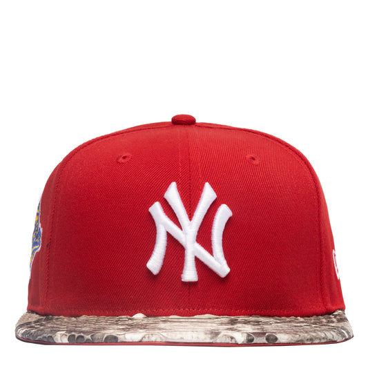 JUST DON NEW YORK YANKEES  PYTHON (RED-NATURAL-RED-GOLD)
