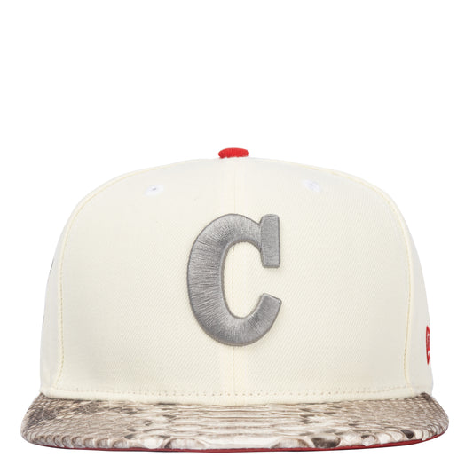 JUST DON CHICAGO BULLS “C” PYTHON (WHITE-NATURAL-RED-SILVER)