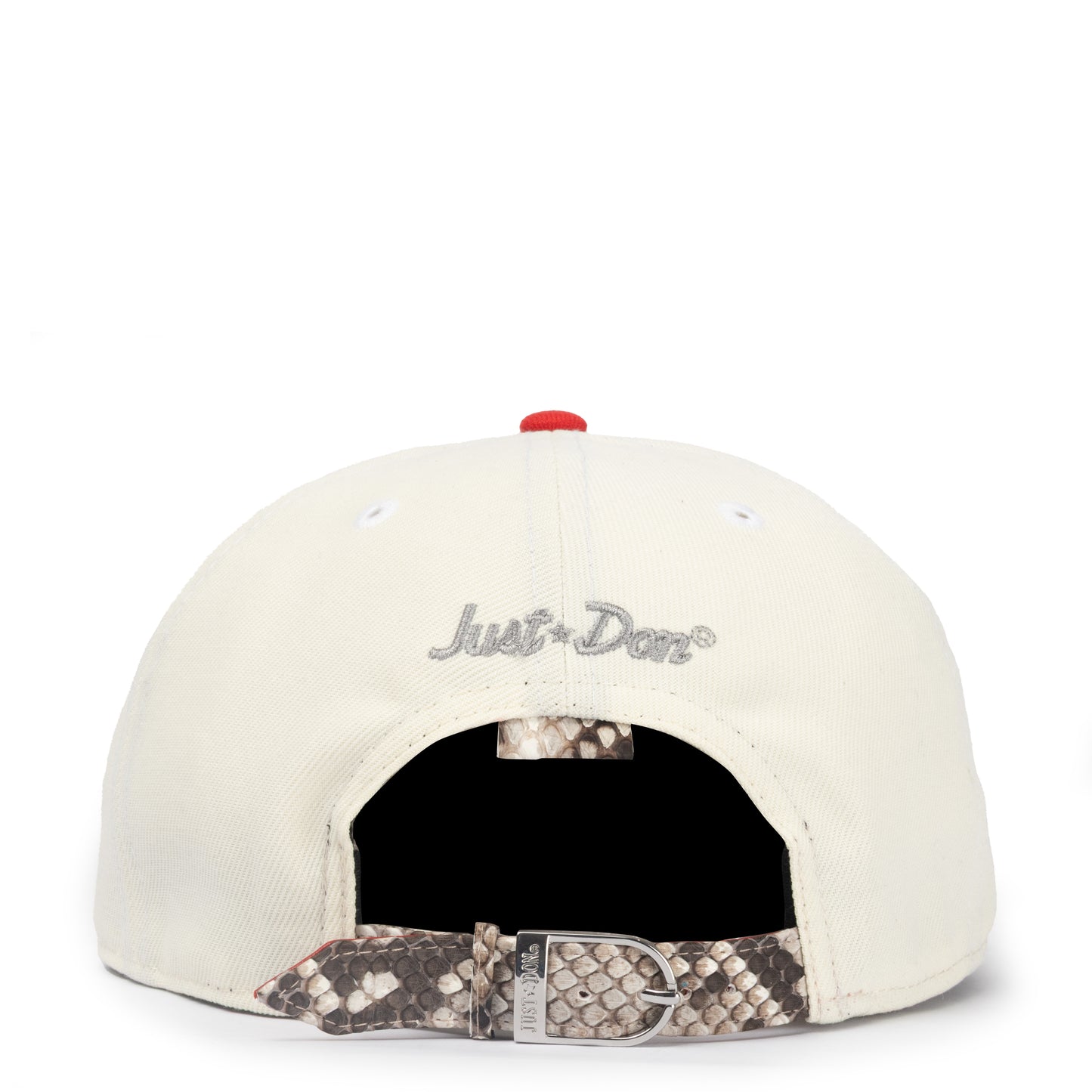 JUST DON CHICAGO BULLS “C” PYTHON (WHITE-NATURAL-RED-SILVER)