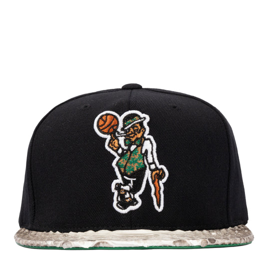 JUST DON BOSTON CELTICS PYTHON (BLACK-NATURAL-GREEN-GOLD)