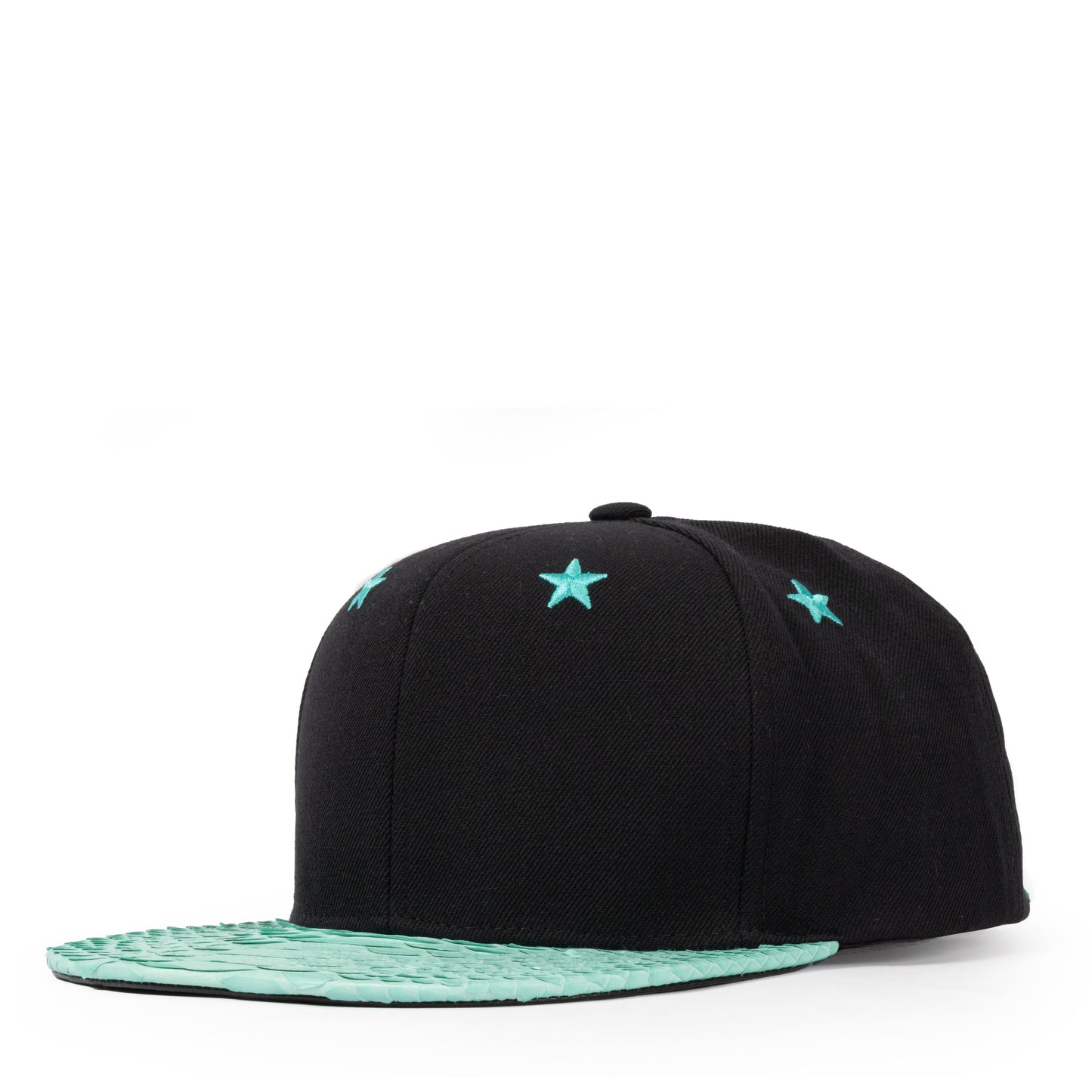 JUST DON MINT STAR EYELETS PYTHON (BLACK-MINT-BLACK-SILVER)