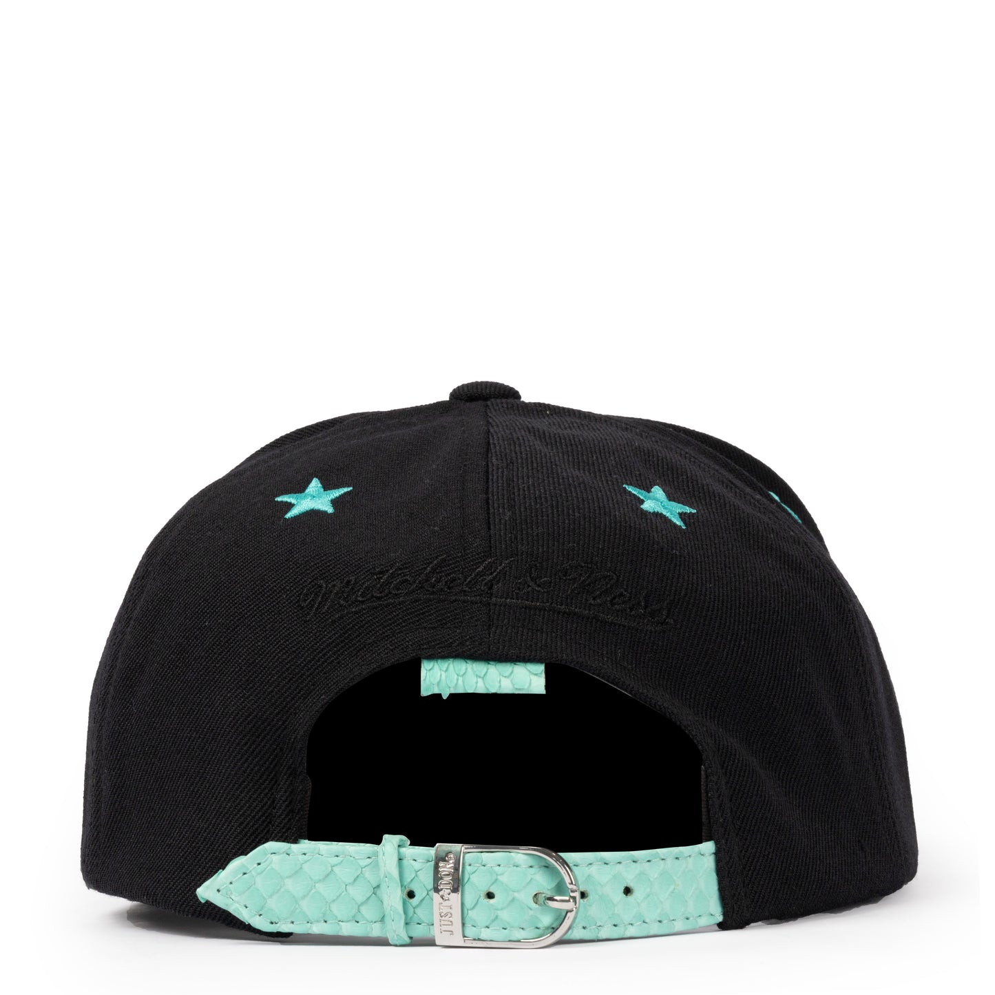 JUST DON MINT STAR EYELETS PYTHON (BLACK-MINT-BLACK-SILVER)