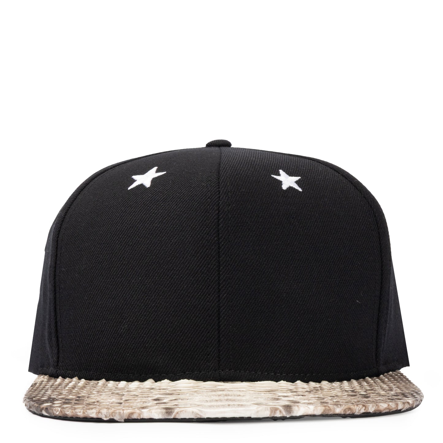 JUST DON WHITE STAR EYELETS PYTHON (BLACK-NATURAL-BLACK-SILVER)