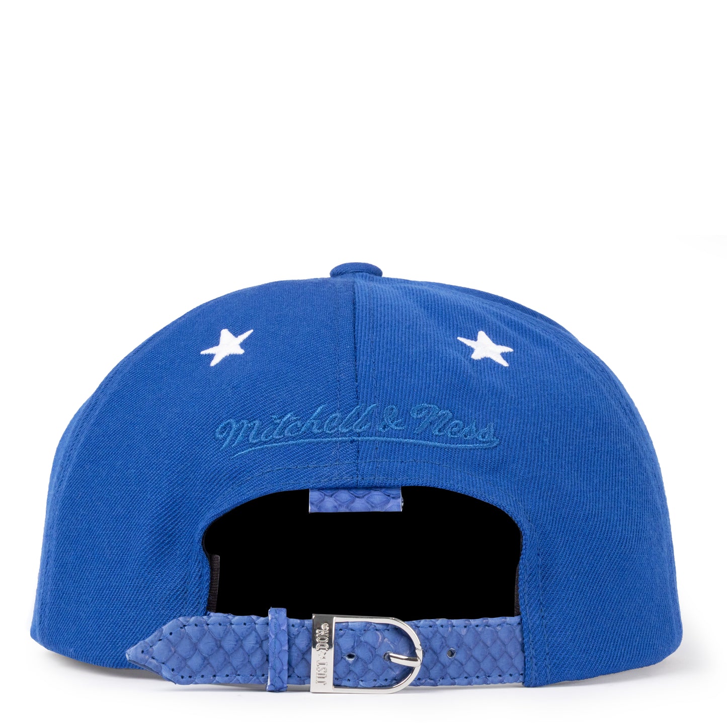 JUST DON WHITE STAR EYELETS PYTHON (BLUE-BLUE-BLUE-SILVER)