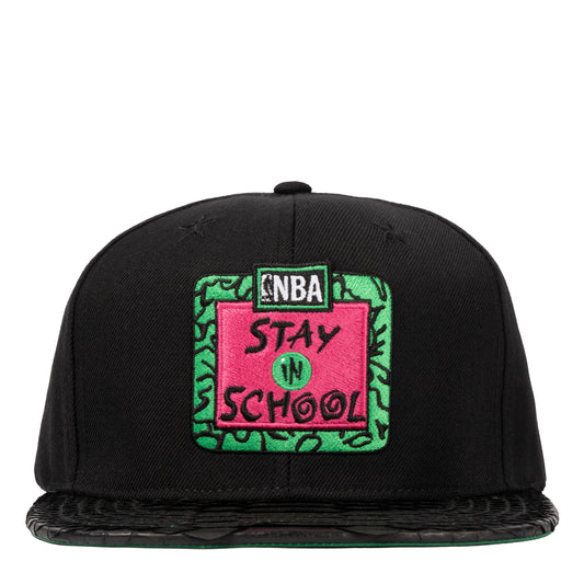 JUST DON STAY IN SCHOOL STARS EYELID PYHTON (BLACK-GREEN-BLACK-SILVER )