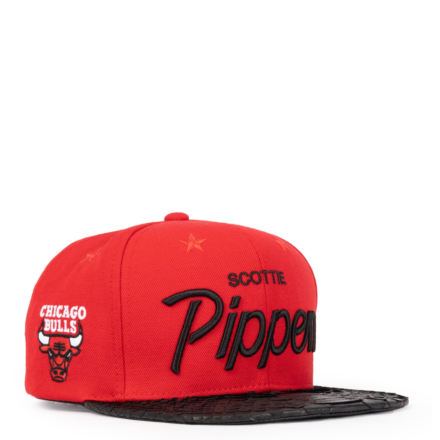 JUST DON CHICAGO BULLS “Scottie Pippen” PYTHON (Red-BLACK-BLACK-GOLD)
