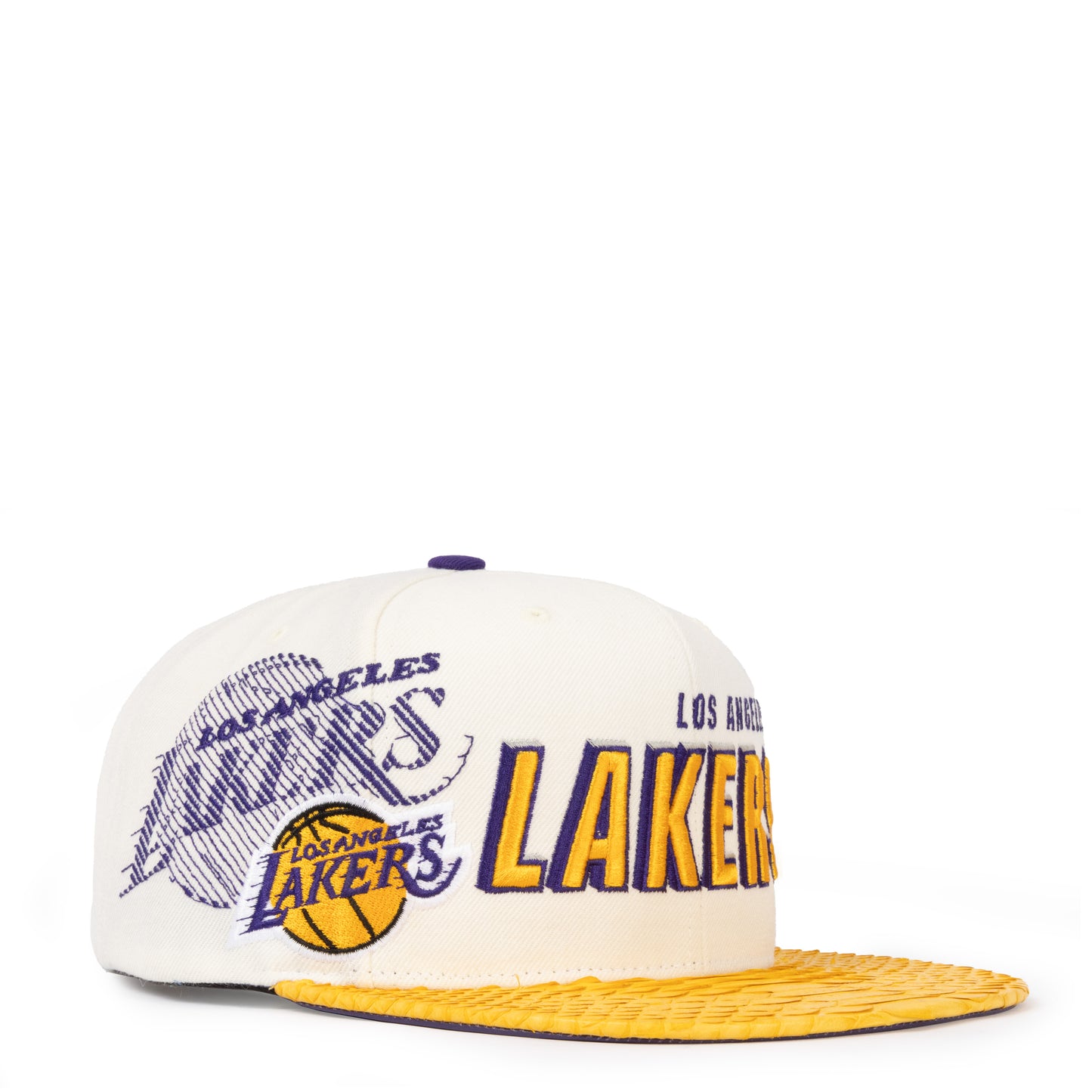 Just Don LOS ANGELES LAKERS Python (WHITE-Natural-PURPLE-SILVER)