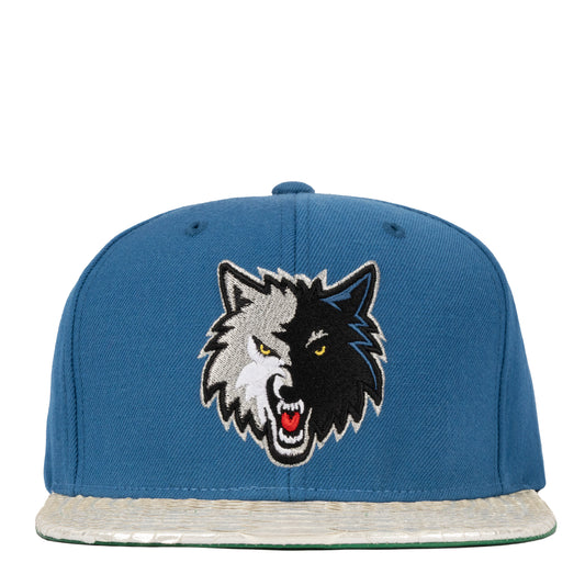 JUST DON MINNESOTA TIMBERWOLVES PYTHON (LAKE Blue-Mirror-Green-SILVER )
