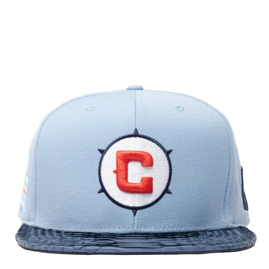 JUST DON CHICAGO FIRE PYTHON (FLAG BLUE-DEEP BLUE-NAVY-GOLD)