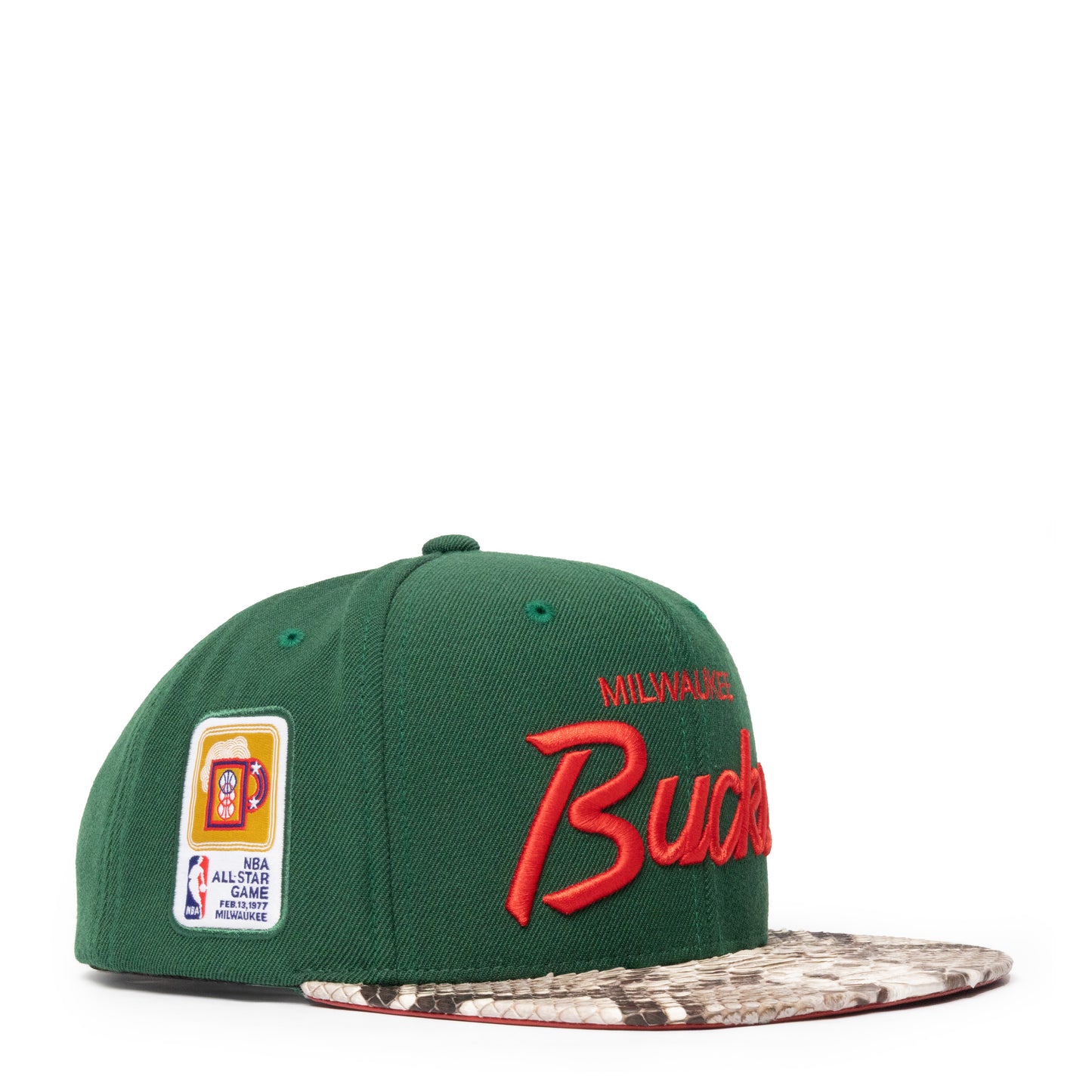 JUST DON MILWAUKEE BUCKS PYTHON (GREEN-NATURAL-GREY-GOLD)